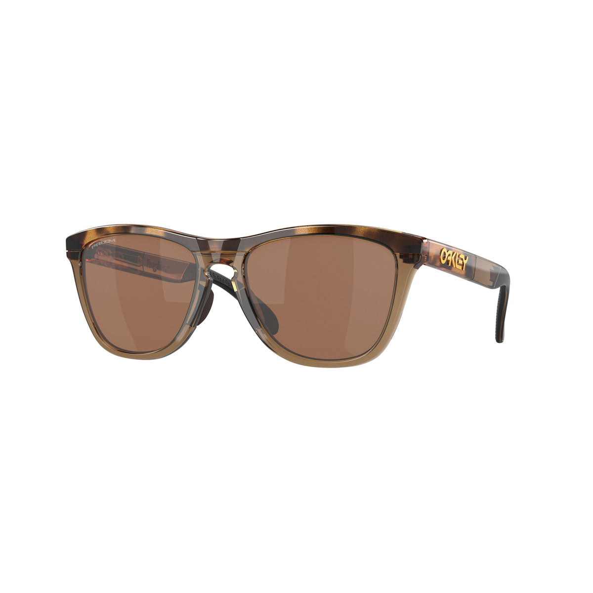 Oakley Frogskins Range Polarized Sunglasses - Brown Tortoise/Brown Smoke/Prizm Tungsten Polarized