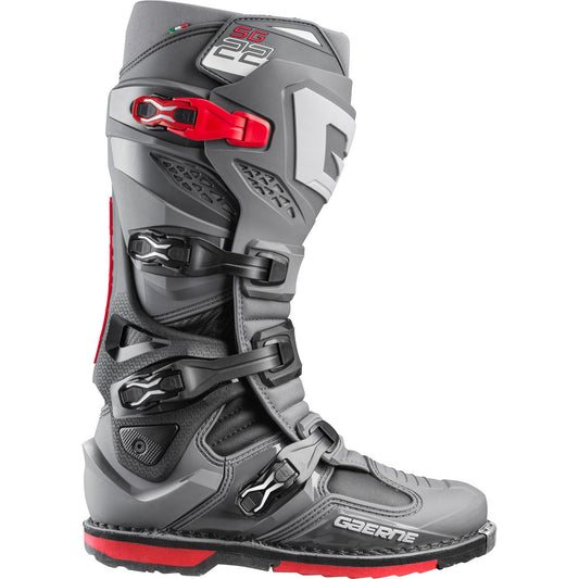 Gaerne SG-22 Boots - Anthracite/Black/Red