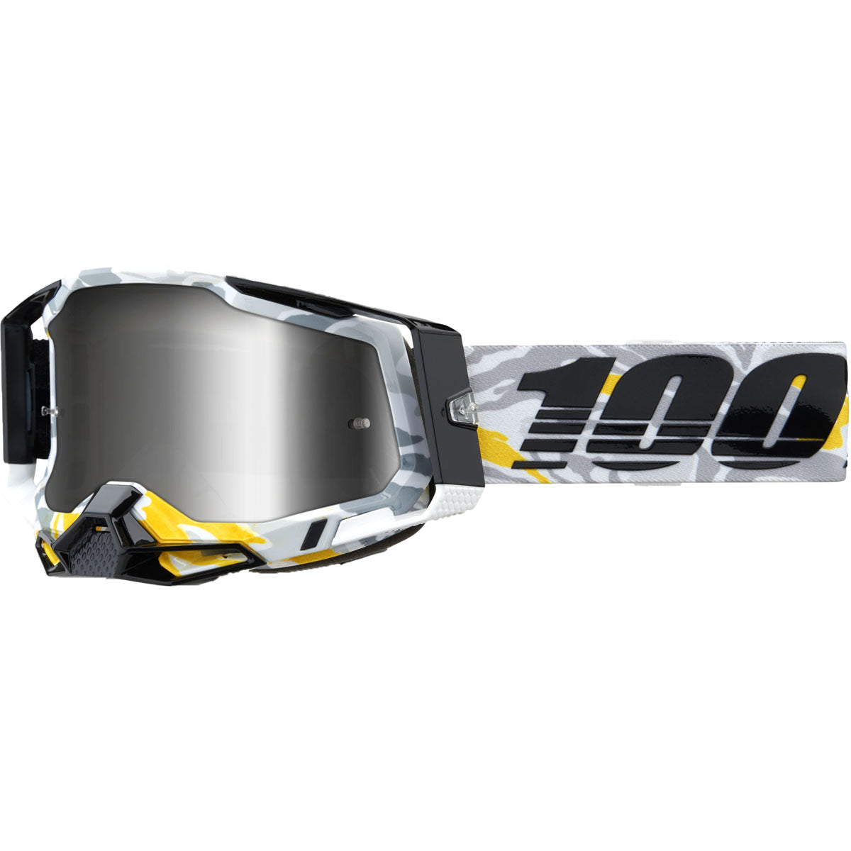 100% Racecraft 2 Goggles Korb / Mirror Silver Lens