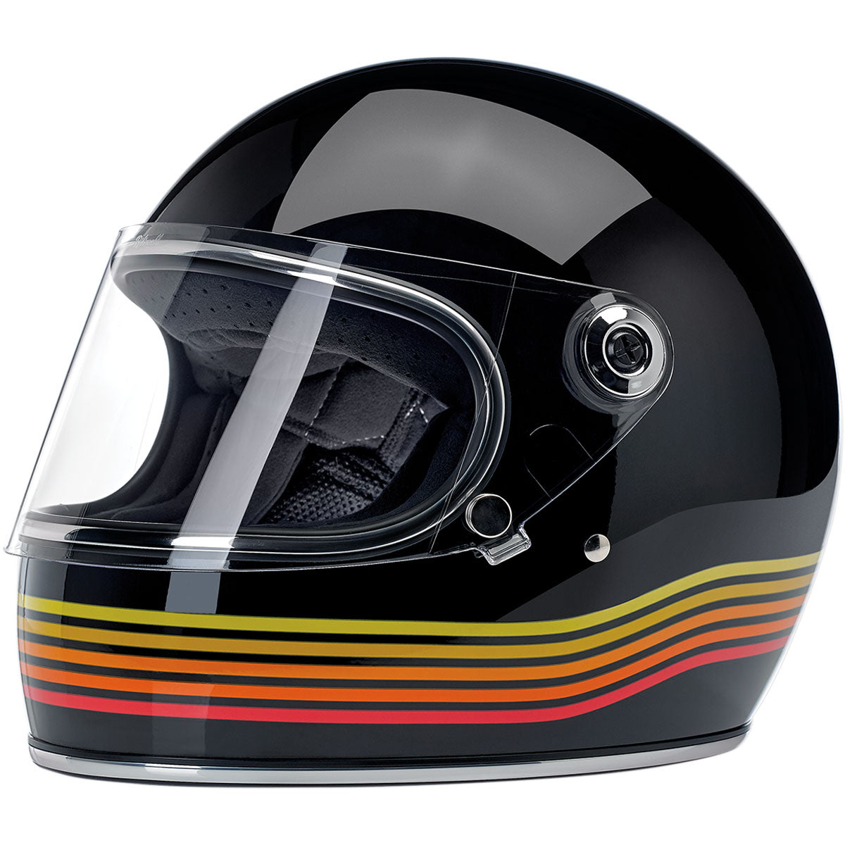 Biltwell Gringo S Helmet CLOSEOUT - Gloss Black Spectrum