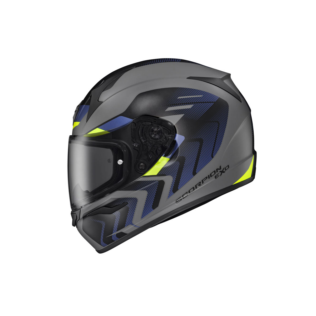 Scorpion EXO EXO-R320 Alchemy Helmet - Cement/Blue/Hi-Viz