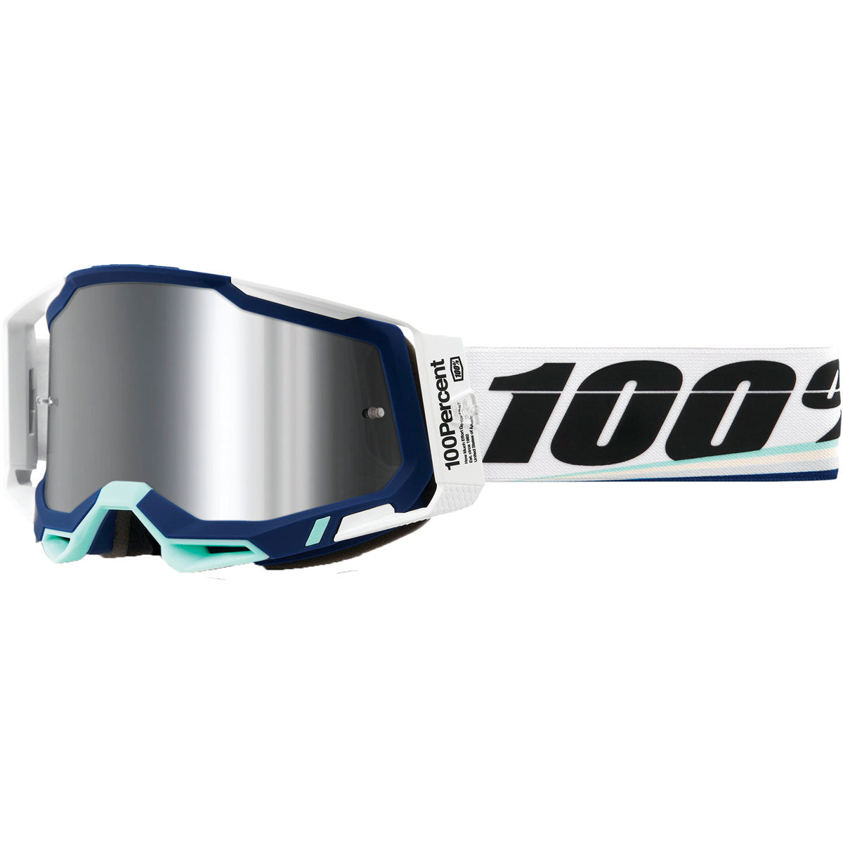 100% Racecraft 2 Goggles Arsham / Mirror Silver Flash Lens