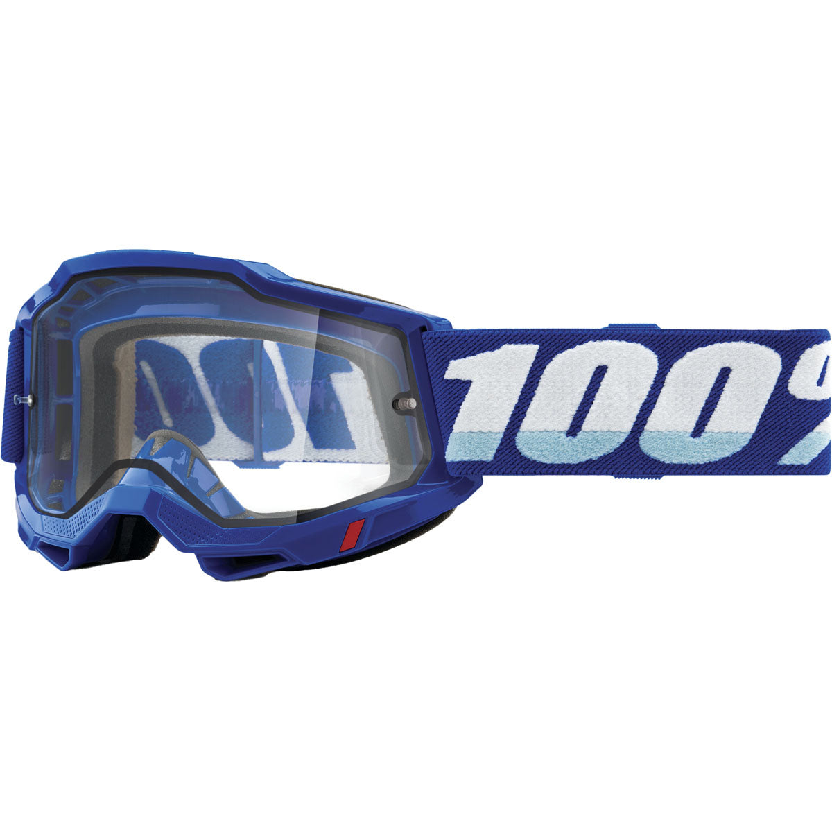100% Accuri 2 Enduro Moto Goggles Blue / Clear Lens