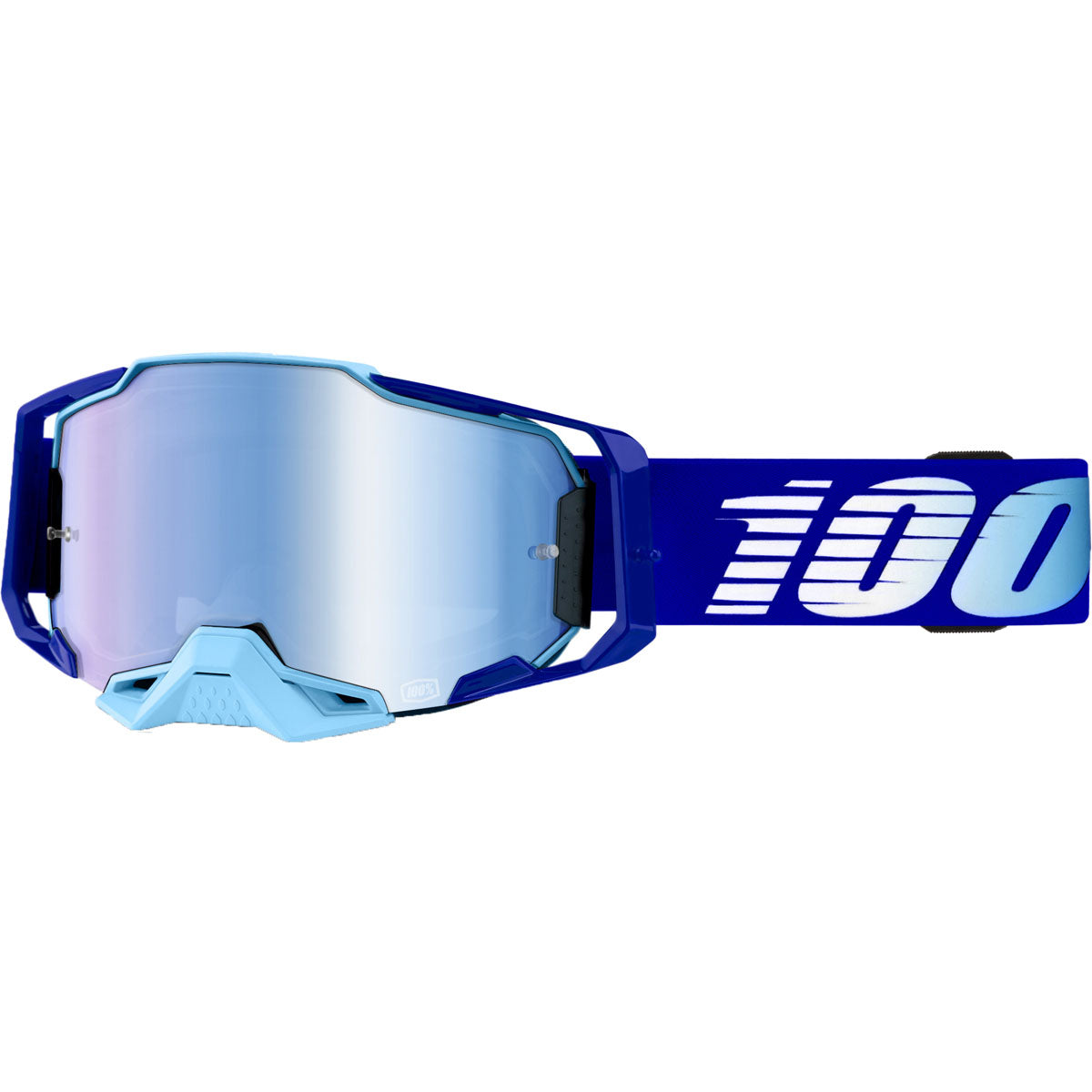 100% Armega Goggles Royal / Mirror Blue Lens