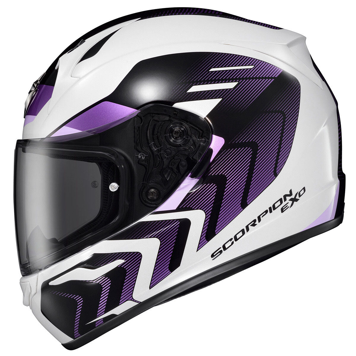 Scorpion EXO EXO-R320 Alchemy Helmet - White/Purple