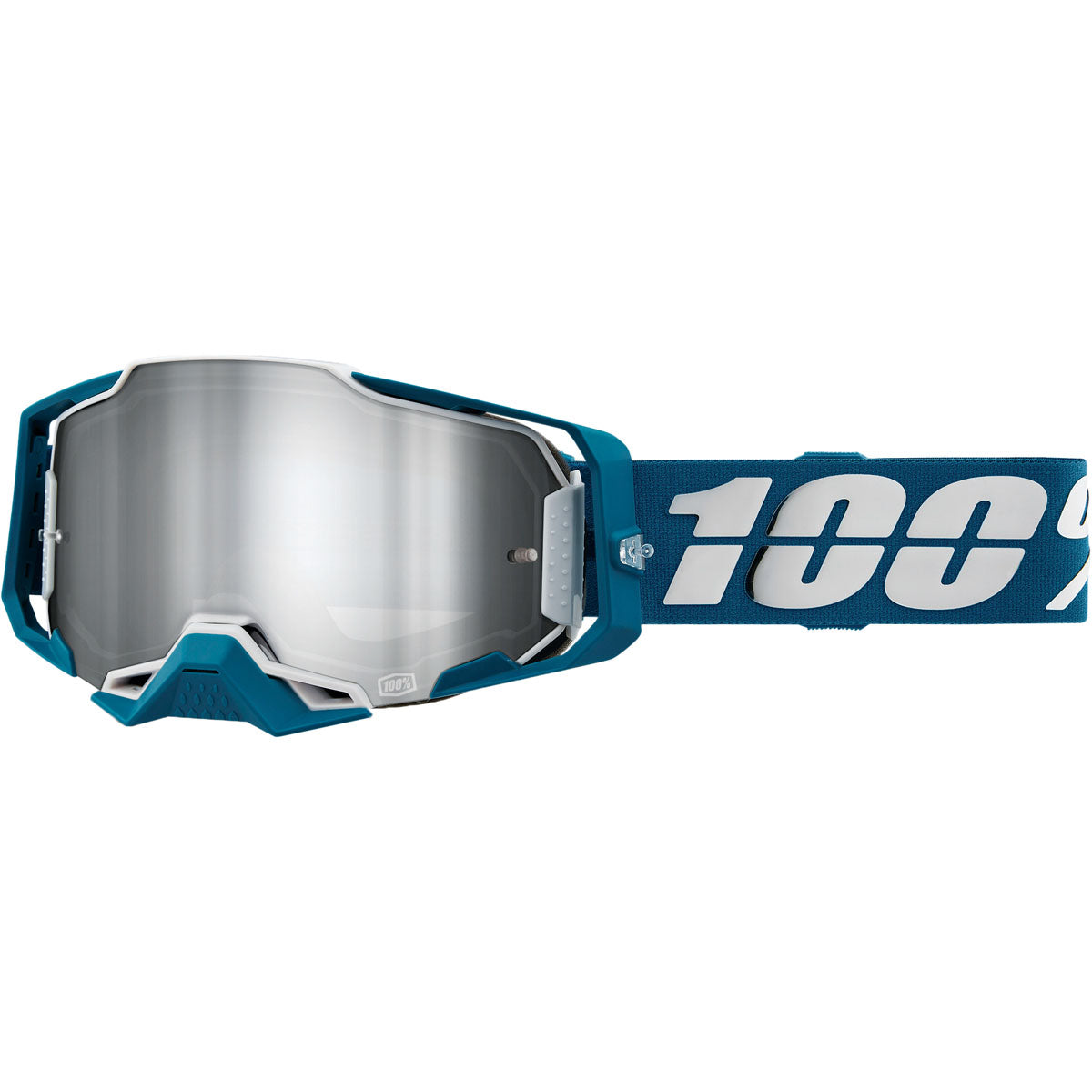 100% Armega Goggles Albar / Mirror Silver Flash Lens