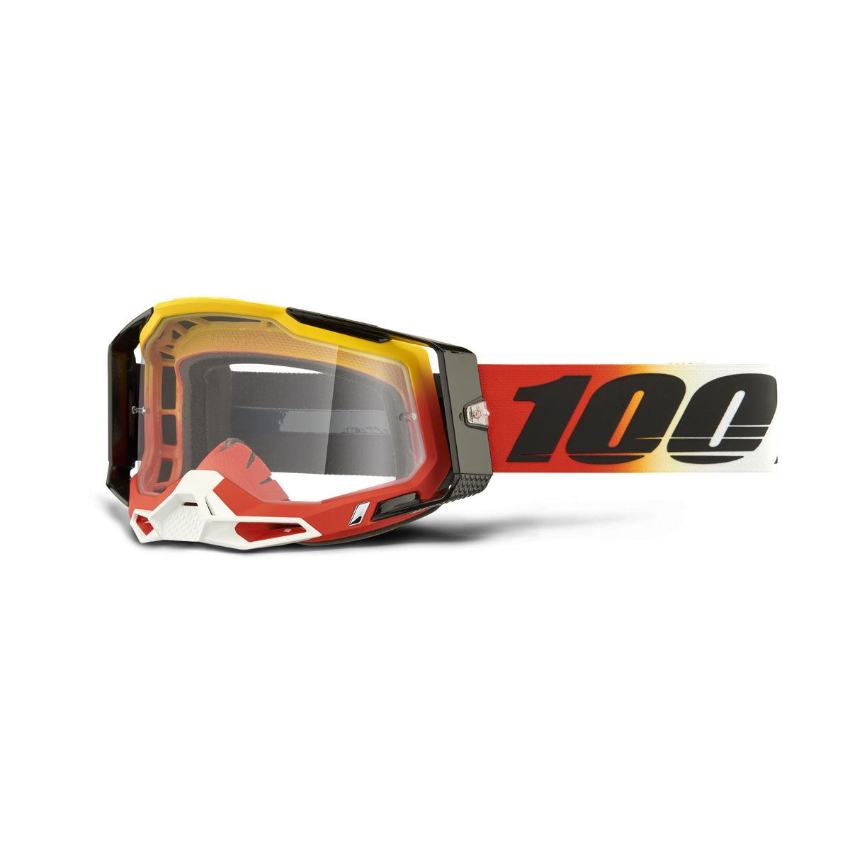100% Racecraft 2 Goggles Ogusto / Clear Lens