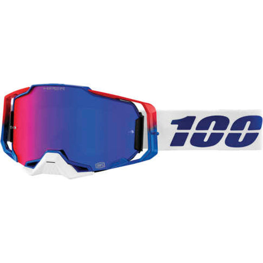 100% Armega Goggles - Genesis / Hiper Blue/Red Lens Genesis / Hiper Blue/Red Lens