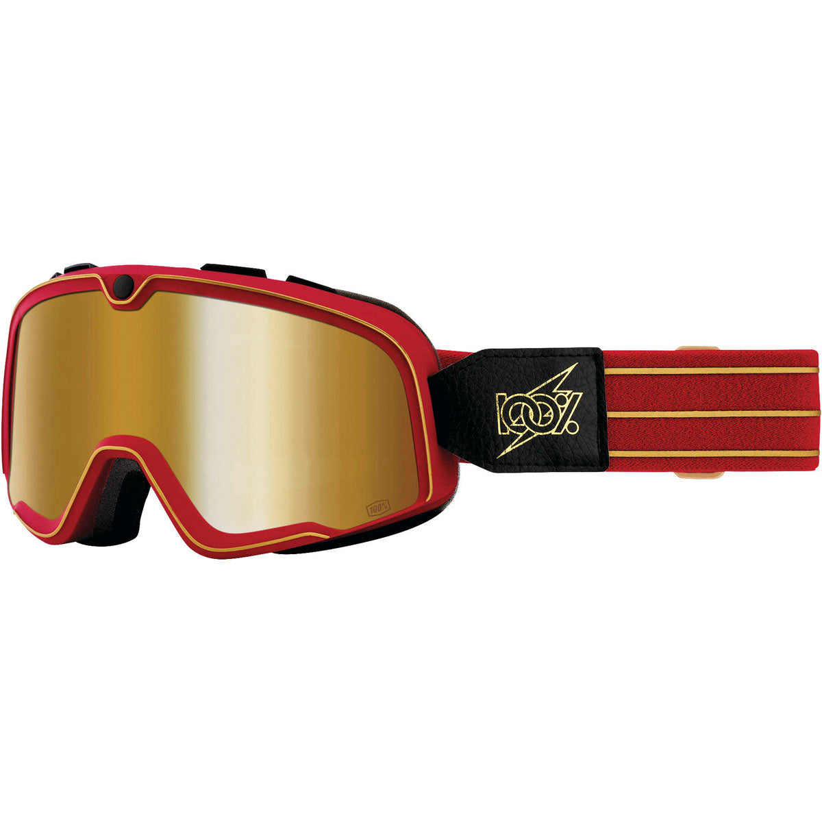 100% Barstow Goggles Cartier / True Gold Lens