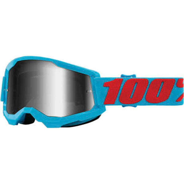 100% Strata 2 Goggles Summit / Silver Mirrored Lens