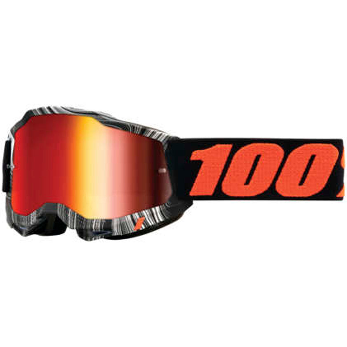 100% Youth Accuri 2 Goggles Geospace / Red Mirrored Lens