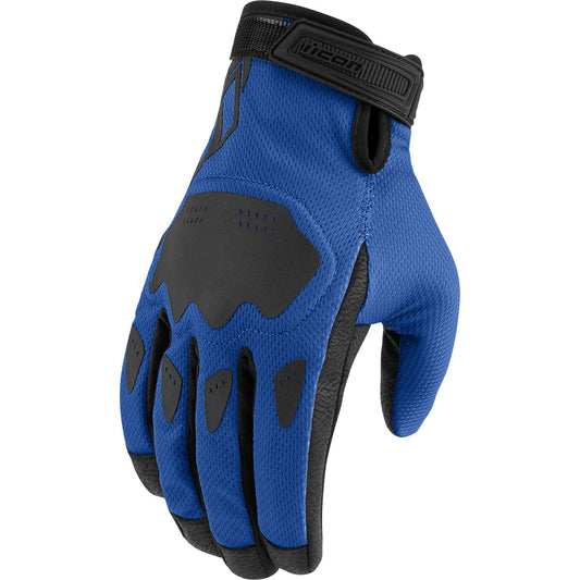 Icon Hooligan CE Gloves - Blue