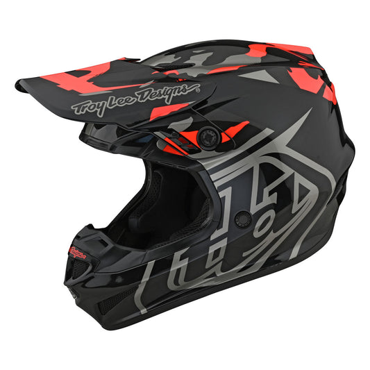 Troy Lee Designs GP Helmet - Overload Camo - Black/Rocket Red