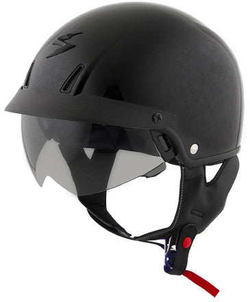 Scorpion EXO-C110 Solid Open-Face Helmet (CLOSEOUT) - Gloss Black