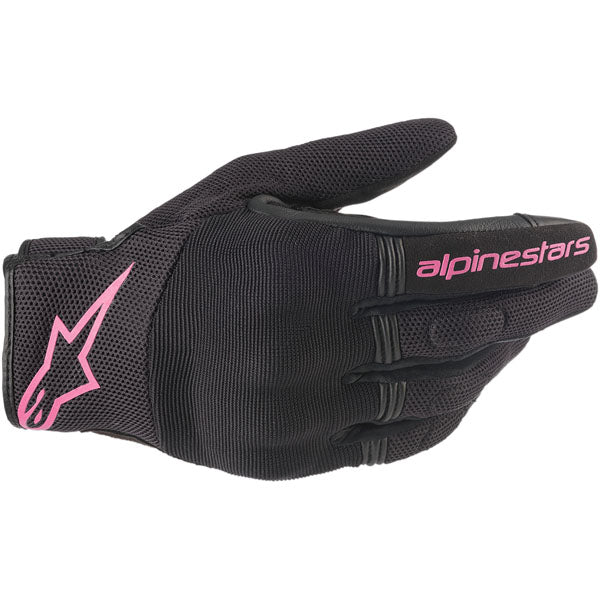 Alpinestars Womens Copper Motorcycle Gloves - Black/Pink