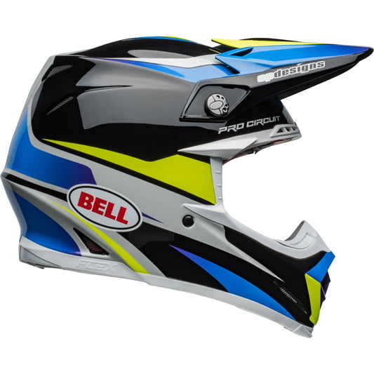 Bell Moto-9S Flex Pro Circuit Replica 24 Helmet - Gloss Black/Blue