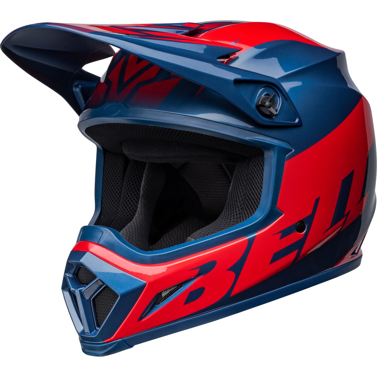 Bell MX-9 MIPS Disrupt Helmet - True Blue/Red