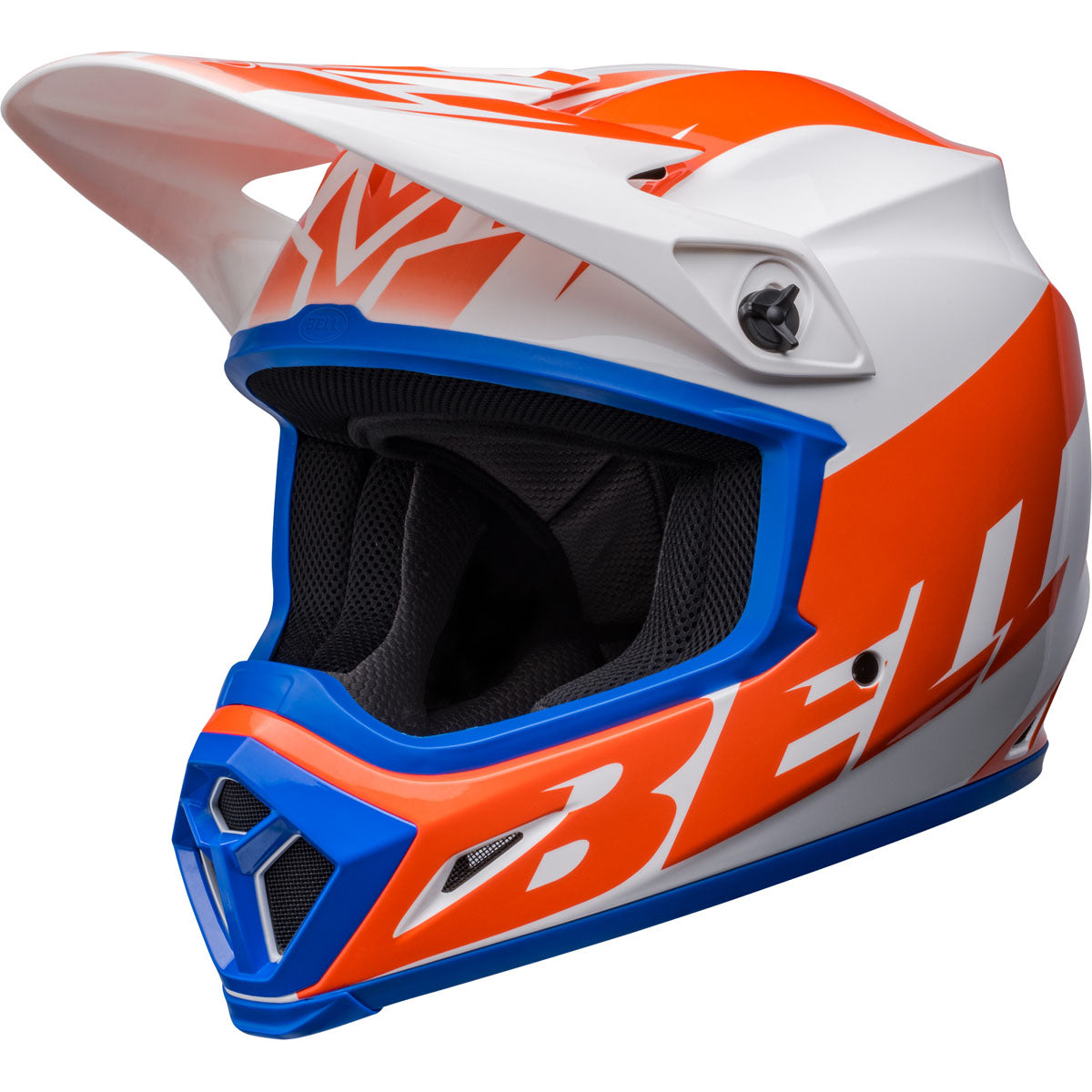 Bell MX-9 MIPS Disrupt Helmet - White/Orange