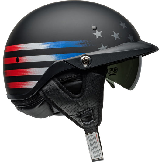 Bell Pit Boss Banner Helmet - Matte Black/Red