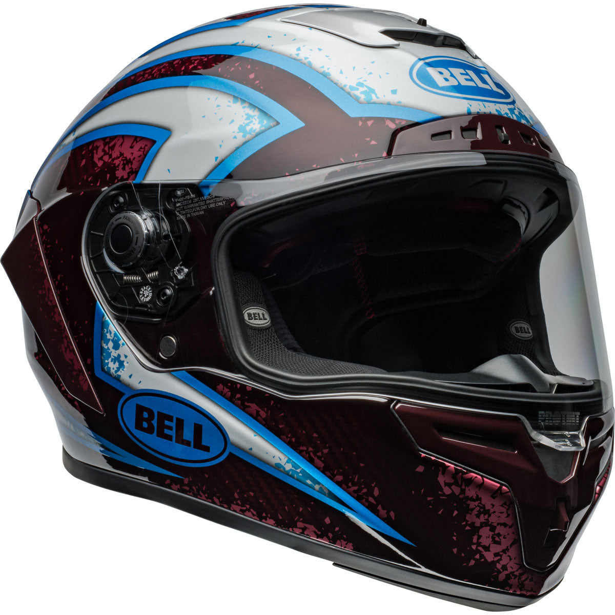 Bell Race Star DLX Flex Xenon Helmet - Gloss Red/Silver