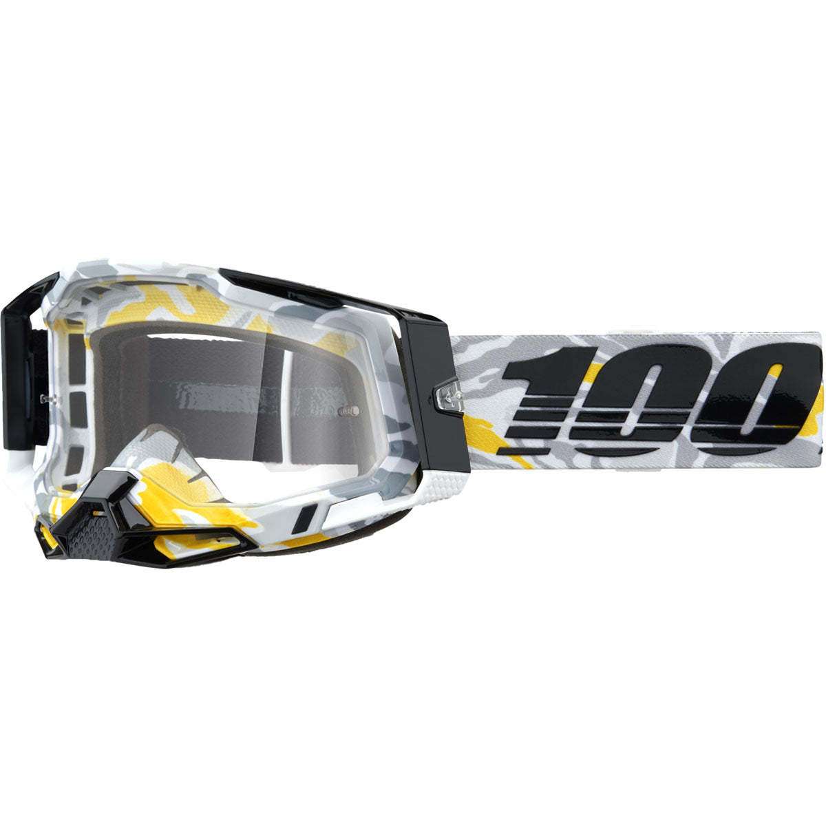 100% Racecraft 2 Goggles Korb / Clear Lens
