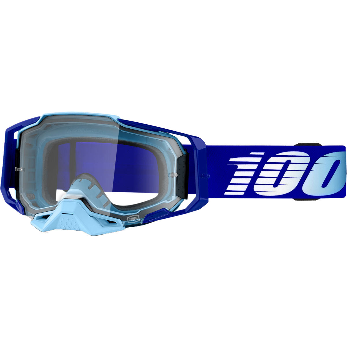 100% Armega Goggles Royal / Clear Lens