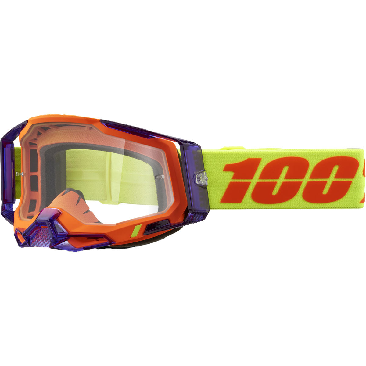 100% Racecraft 2 Goggles Panam / Clear Lens