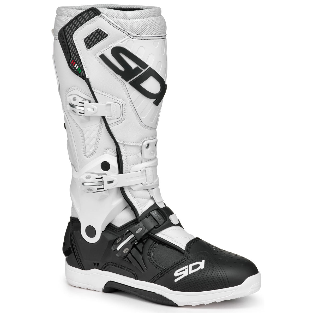 Sidi Cross Air SL Off-Road Motorcycle Boots - Black/White