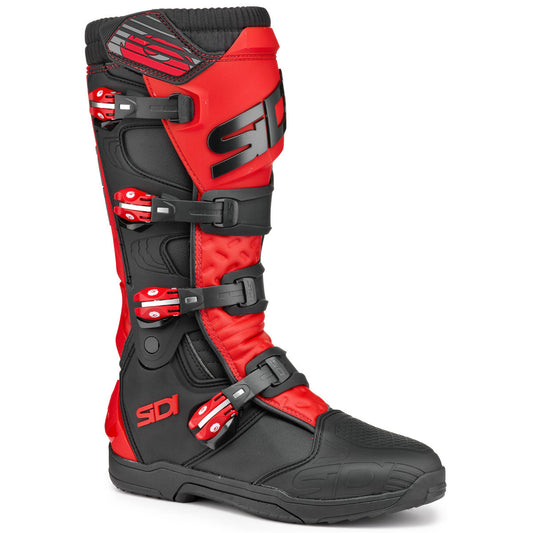 Sidi X Power SC Off-Road Motorcycle Boots - Black/Red