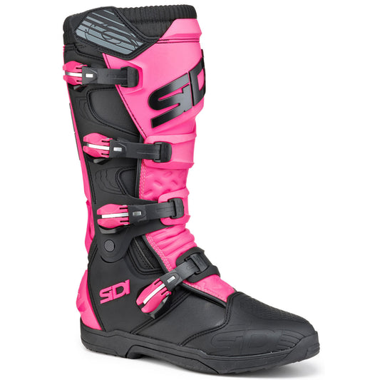 Sidi X Power SC Lei Off-Road Motorcycle Boots - Black/Pink