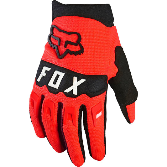 Fox Racing Youth Dirtpaw Glove - Flo Red