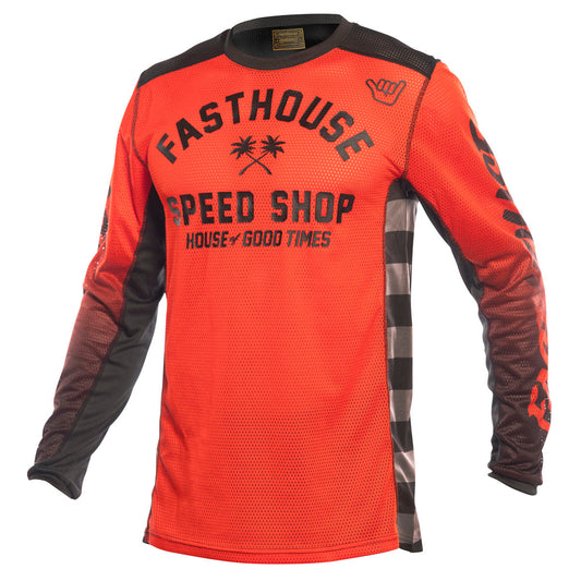 Fasthouse Ac Grindhouse Ash Jersey - Red/Black