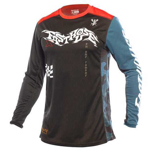Fasthouse Grindhouse Bereman Jersey - Black/Red