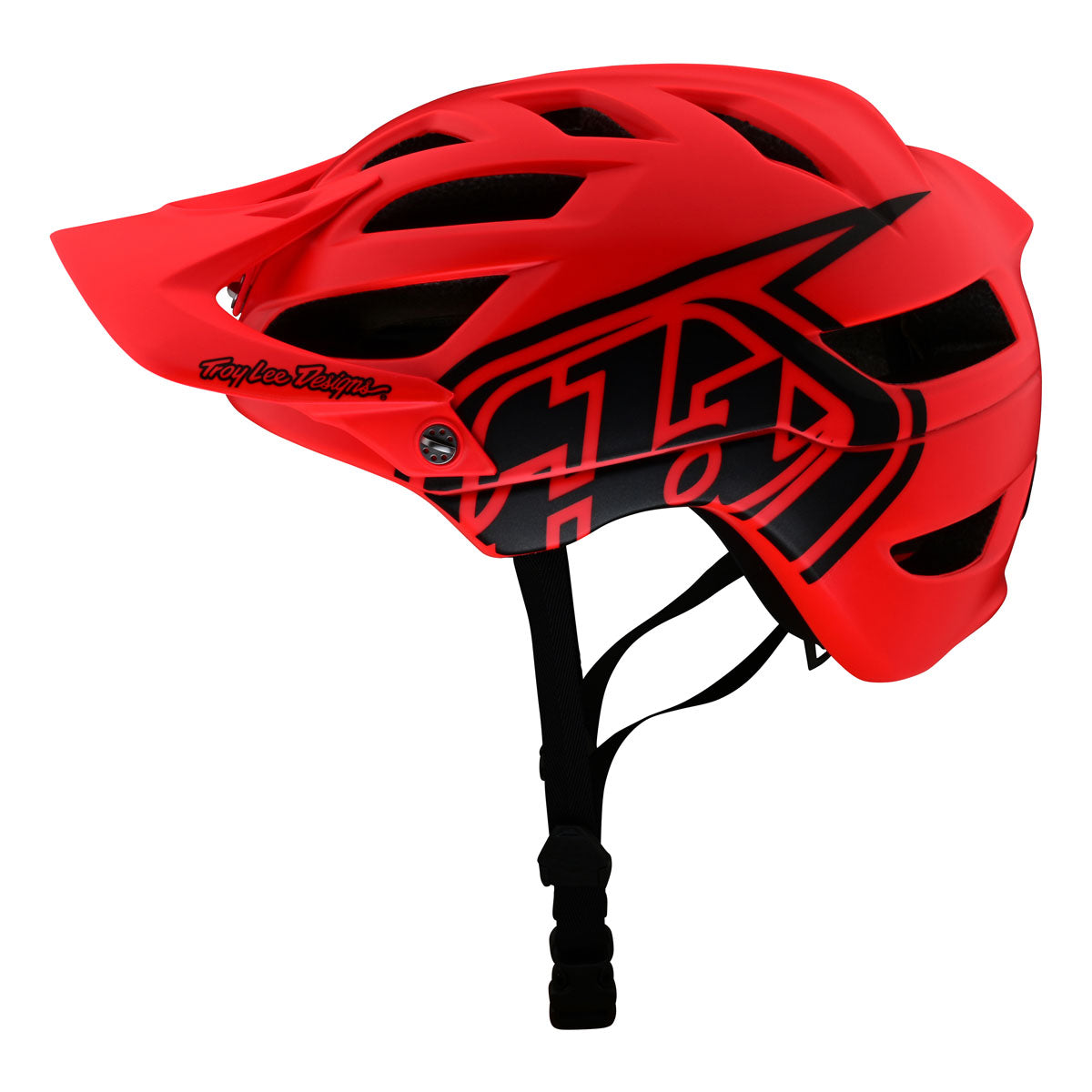 Troy Lee Designs A1 Helmet (CLOSEOUT) - Drone Fire Red