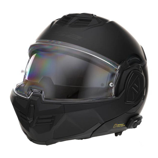 LS2 Advant Modular Helmet w/ Cardo LS2 4X Blueooth Communication Kit System