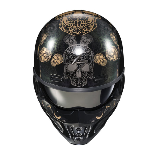 Scorpion EXO Covert X Open-Face Kalavera Helmet - Black