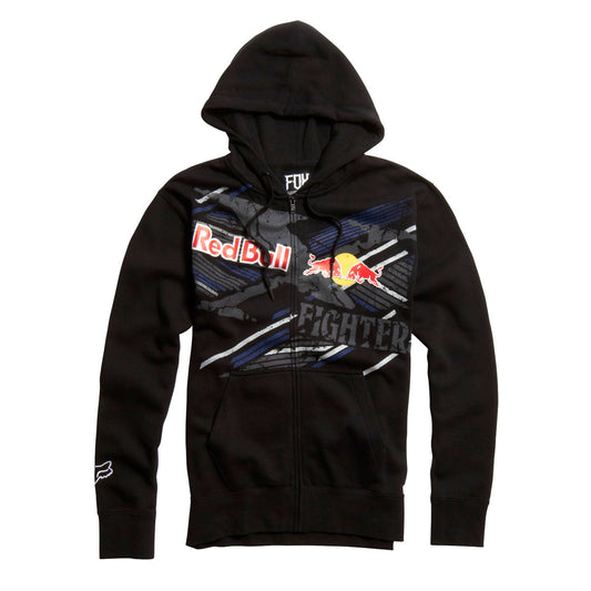 Fox Racing Red Bull X-Fight Strike Thru Fleece Hoodie - Black