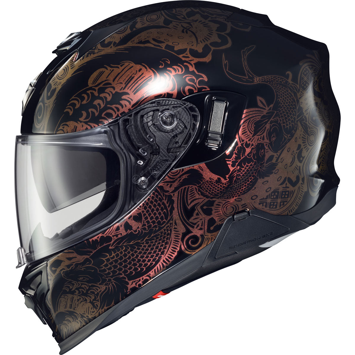 Scorpion EXO-T520 Nama-Sushi Helmet - Black/Chameleon