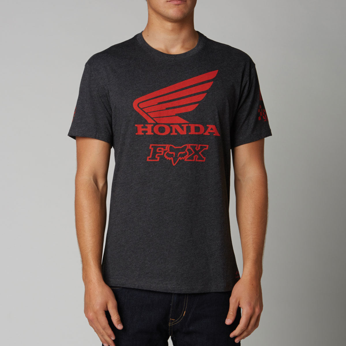 Fox Racing Honda Premium Tee - Heather Black