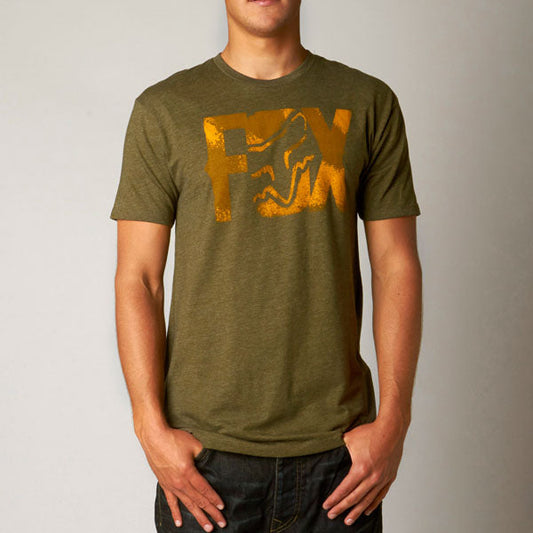 Fox Racing Lurching Short Sleeve Premium Tee  - Military