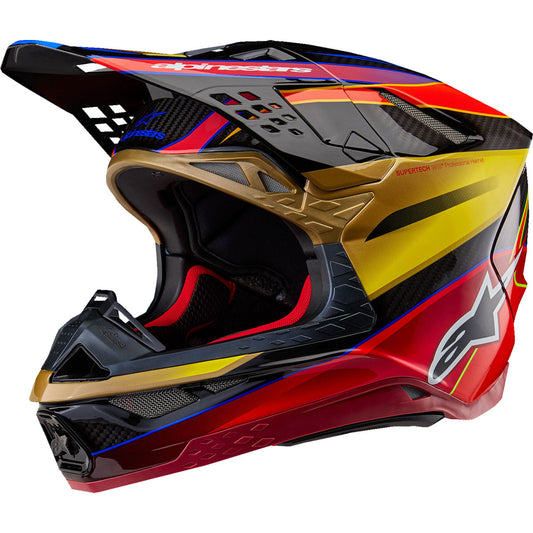 Alpinestars Supertech M10 Era MIPS Helmet - Gold/Yellow/Red