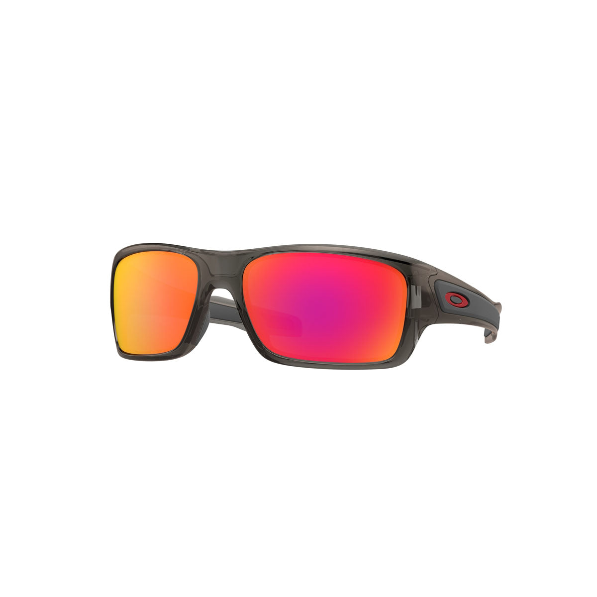 Oakley Youth Turbine XS Sunglasses CLOSEOUT - Grey Smoke/Ruby Iridium