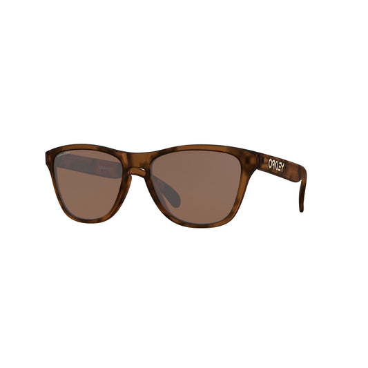 Oakley Youth Frogskins XS Sunglasses CLOSEOUT - Matte Brown Tortoise/PRIZM Tungsten
