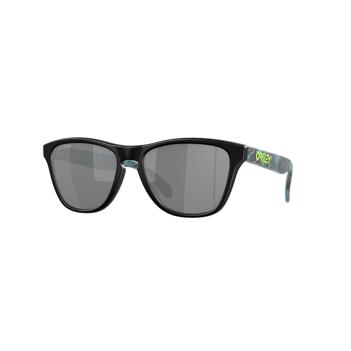 Oakley Youth Frogskins XS Sunglasses CLOSEOUT - Swirl/PRIZM Black