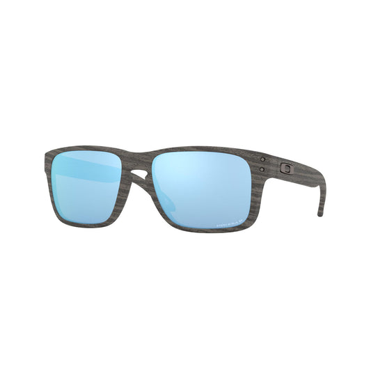 Oakley Youth Holbrook XS Polarized Sunglasses CLOSEOUT - Woodgrain/PRIZM Deep Water Polarized