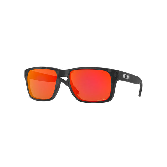 Oakley Youth Holbrook XS Sunglasses CLOSEOUT - Matte Black Camo/PRIZM Ruby