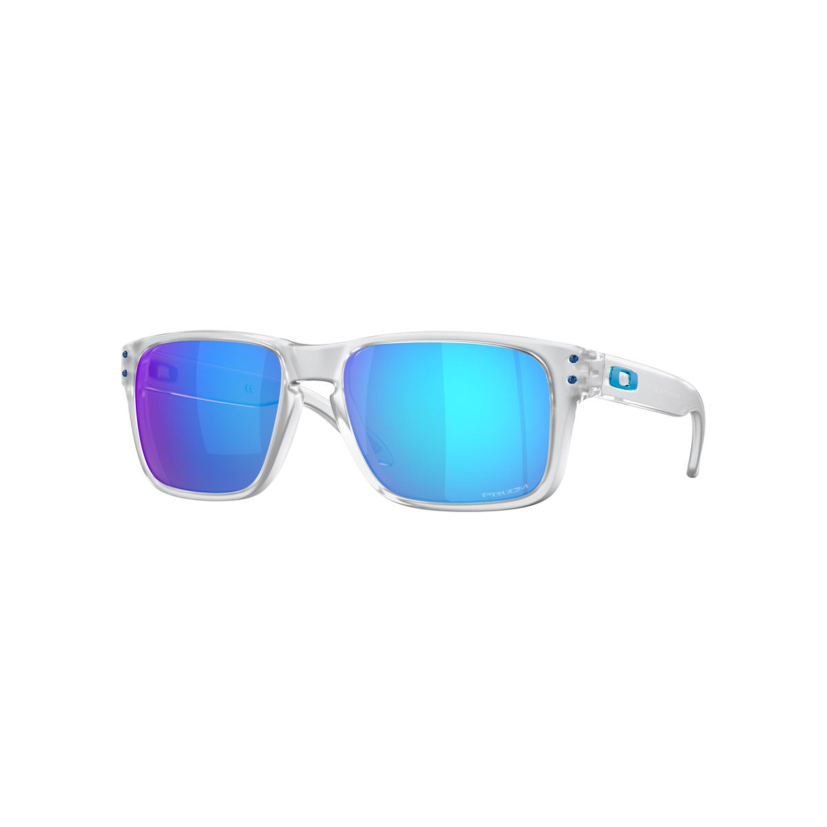 Oakley Youth Holbrook XS Sunglasses CLOSEOUT - Matte Clear/PRIZM Sapphire