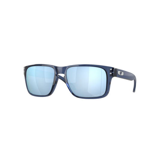 Oakley Holbrook XS Polarized Sunglasses CLOSEOUT - Transparent Stonewash/PRIZM Deep Water Polarized