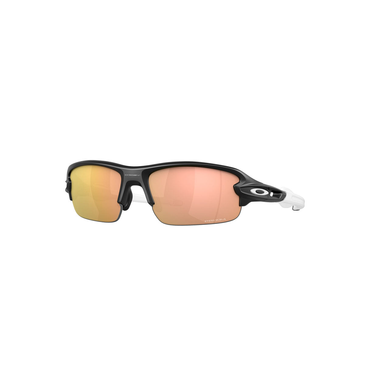 Oakley Youth Flak XXS Sunglasses CLOSEOUT - Matte Black/PRIZM Rose Gold