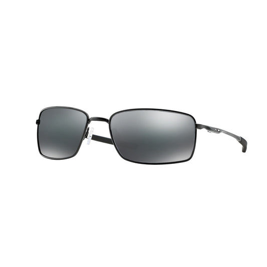 Oakley Square Wire Sunglasses CLOSEOUT - Polished Black/Black Iridium